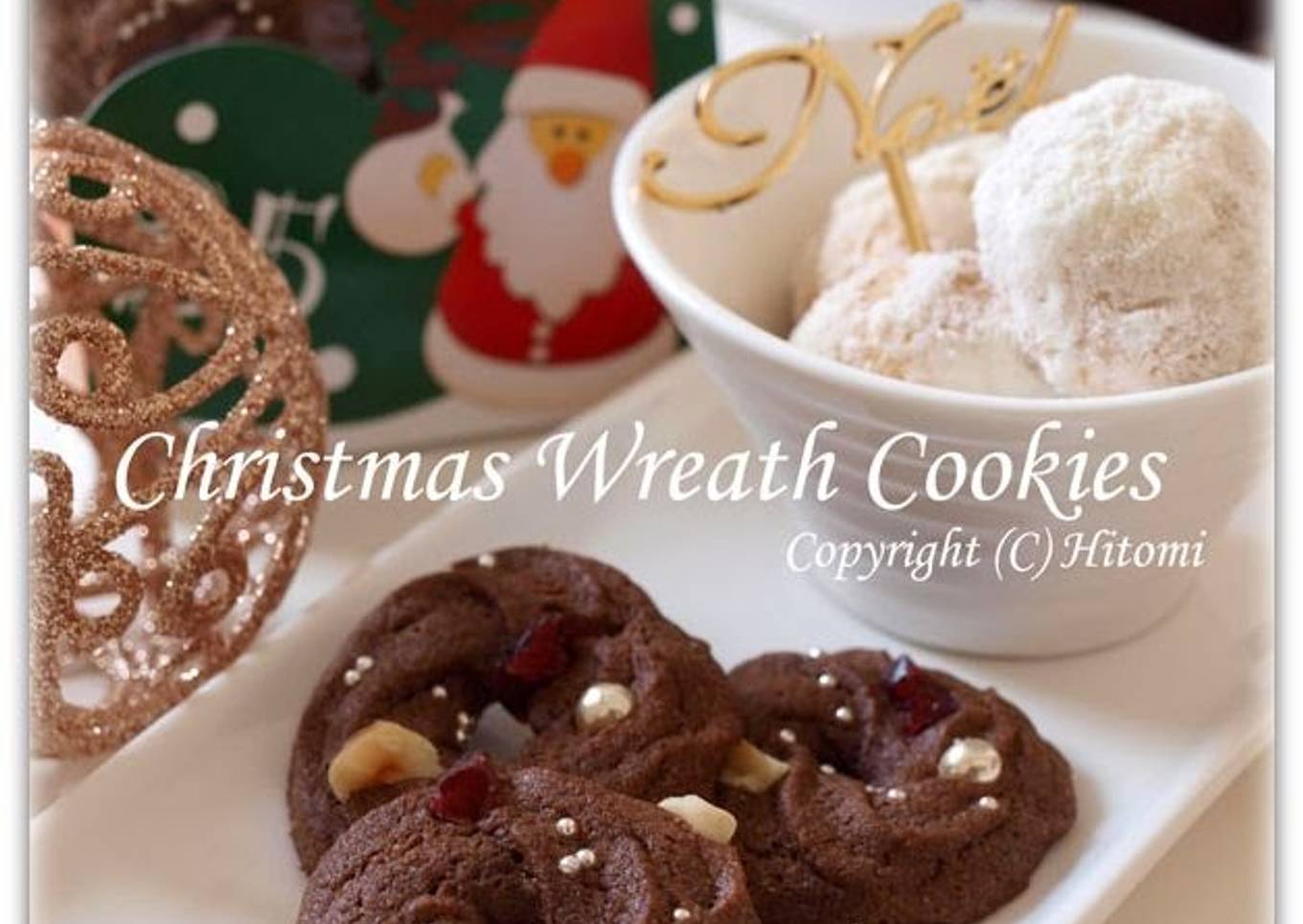 Christmas Wreath Cookies