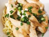 บะหมี่ไข่อกไก่ย่าง สูตรโปรตีนเน้นๆ