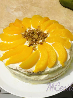 Una foto de Tres leches y betun queso crema