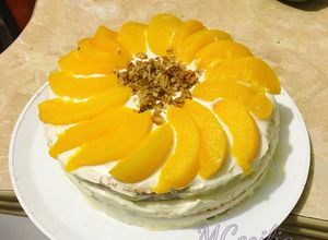 Una foto de Tres leches y betun queso crema