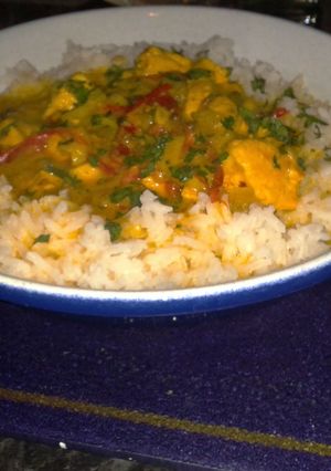 A picture of Red Thai Chicken and Pepper Curry..