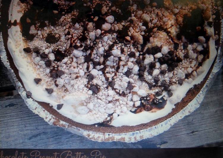 Recipe of Speedy Chocolate Peanut Butter Pie