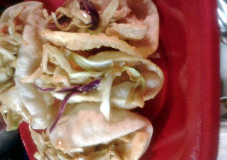 Recipe of Favorite copycat recipe for Applebees wonton chicken tacos