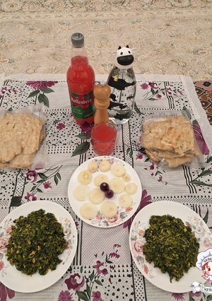 عکسی از دستور نرگسی اسفناج 😍😋