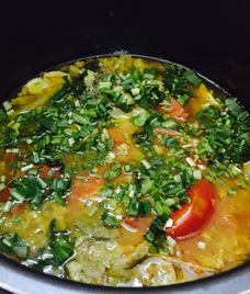 cá trắm nấu chua