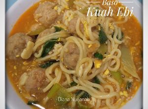 Foto resep Mie Baso Kuah Ebi