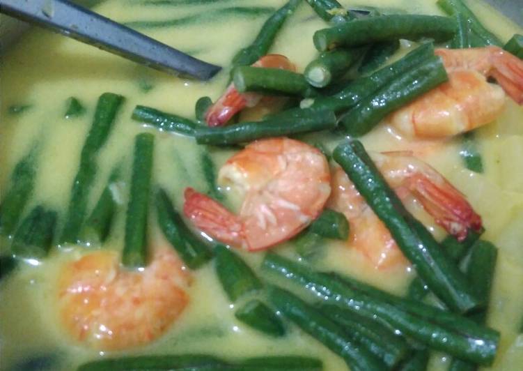 Resep Udang Santan Kacang Panjang, Bisa Manjain Lidah