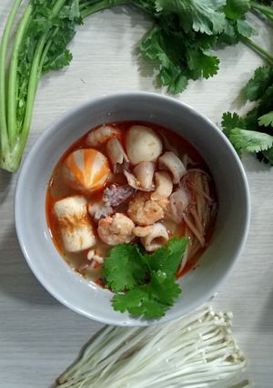 Foto resep Pasta Tom Yum Homemade