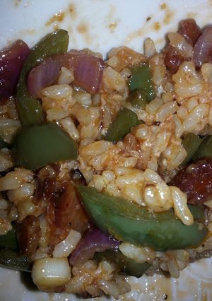 A picture of Jalapeño popper rice.