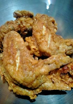 รูปของ ไก่ทอดเทมปุระพริกไทยดำ