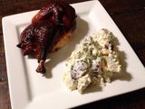 Barbecued Chicken Halves