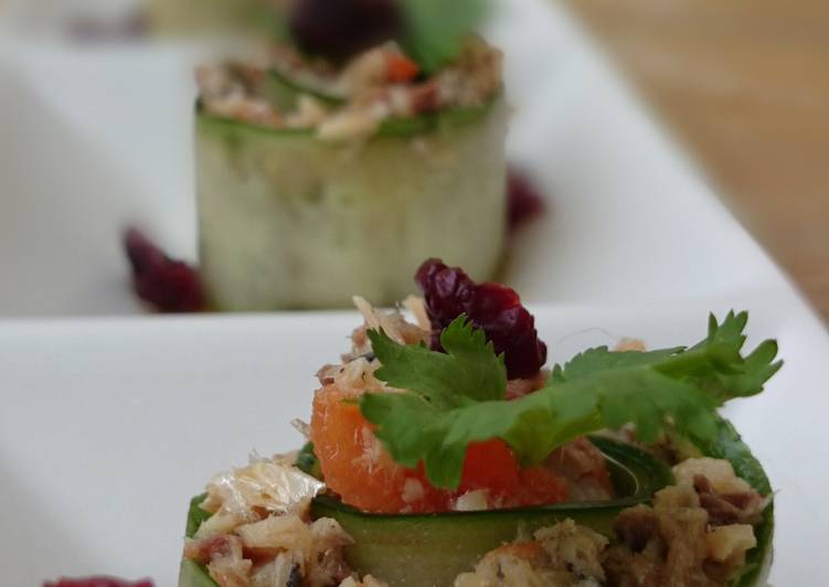 Recipe of Perfect LG CUCUMBER ROLL UP APPETIZER