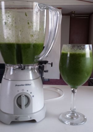 A picture of Ma G's Green Goodness.