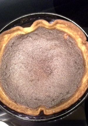 A picture of Granny's Lemon Chess Pie.