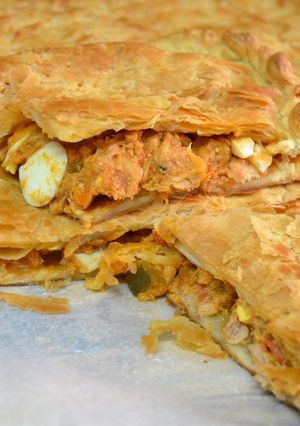 Foto principal de Empanada de hortalizas con atún y huevo