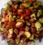 Recipe Roasted kielbasa and vegetables the Delicious So Delicious