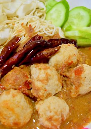 รูปของ บะหมี่โอ๊ตน้ำยาป่าปลาทู (คีโต)