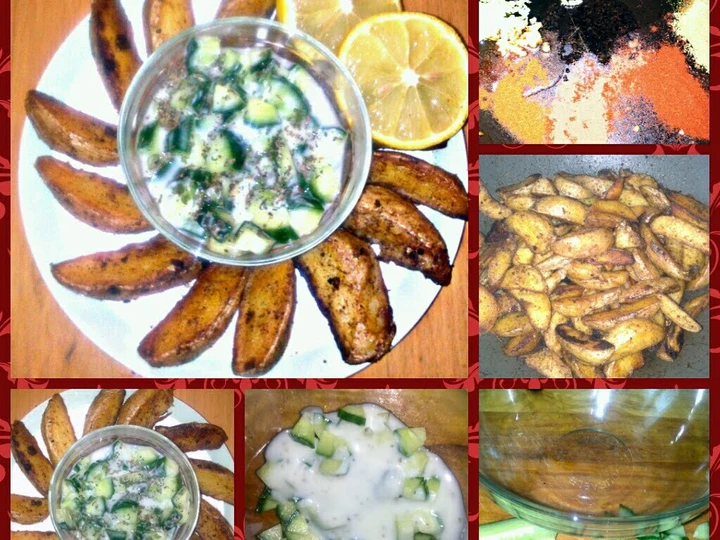Easy Steps to Prepare sig/*ari* Potato wedges hot and spicy which Delicious