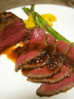 A picture of Simple Roast Beef with an Authentic Sauce.