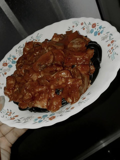 Foto de Esparguete com Cogumelos e Frango