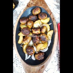 A picture of Sizzling Gola Kebabs.
