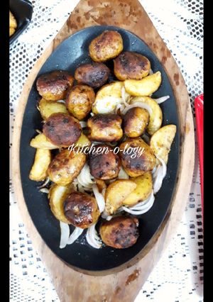 A picture of Sizzling Gola Kebabs.
