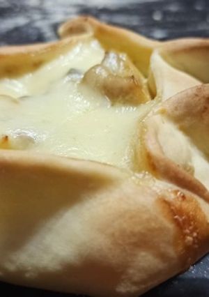 Una foto de Canastitas de hongos y verdura