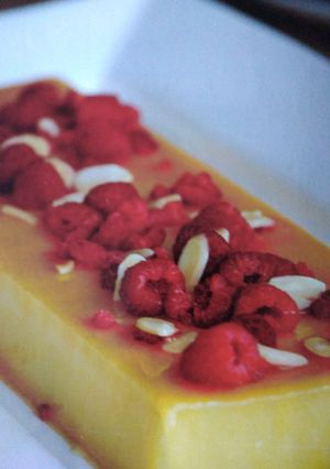 Una foto de Flan de caluga