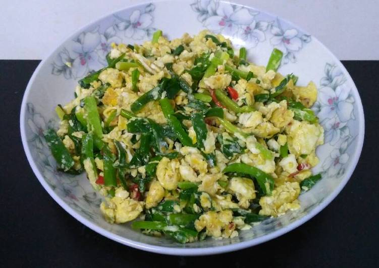 Resep Tumis Orak Arik Telur Kucai Oleh Irmawati Widjaja Cookpad
