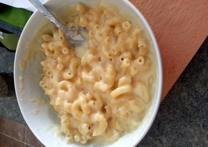 Steps to Prepare Perfect super easy Mac n cheese!