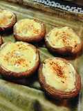 Shiitake Mushroom Mayonnaise & Cheese Bake with Shichimi Spice