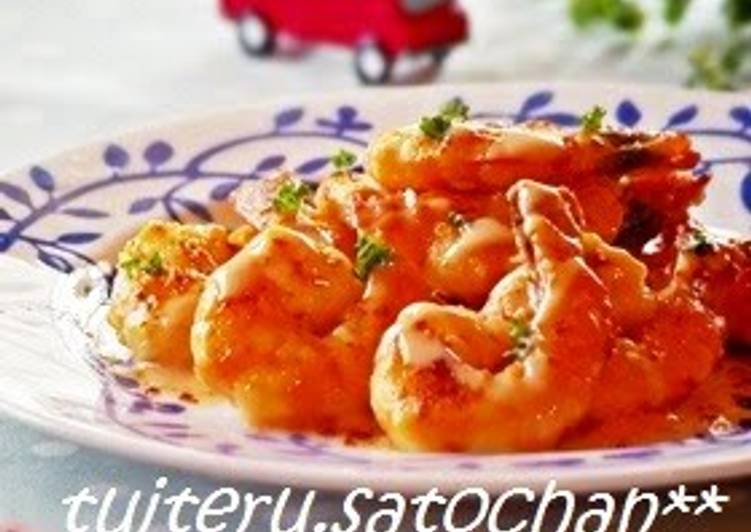 Shrimp in Condensed Milk Mayo