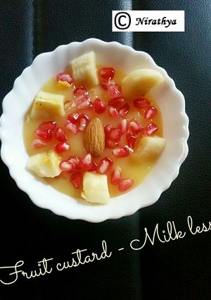 A picture of Fruit Custard (Without Custard Powder & Milk).