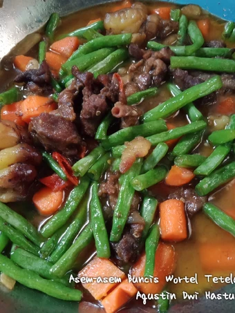 Langkah Gampang Membuat Resep Asem-asem Buncis Wortel Tetelan yang Lezat Sekali