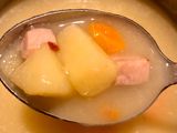 Krumplileves tartalmasan