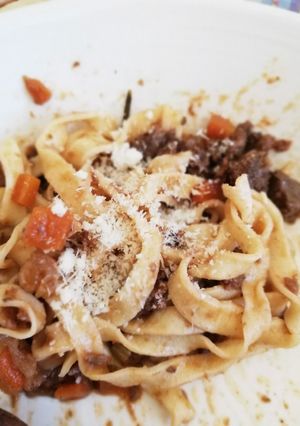 Foto di Pasta fresca con ragù d'anatra
