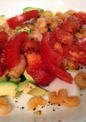 A picture of Super Healthy Super Easy Shrimp Salad.