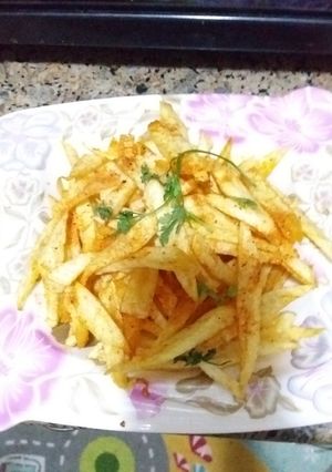 صورة لوصفة بطاطس كنتاكي