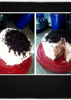 A picture of Oreo cake (my style).