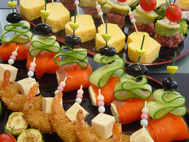 Easy Steps to Prepare Party Hors d'Oeuvres Pinchos which So Delicious