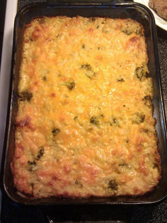 A picture of Broccoli Hashbrown Casserole.