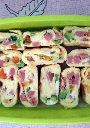 A picture of Korean Omelette.