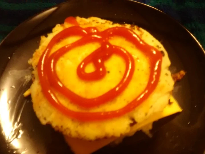 Recipe Potato cake chicken sandwich the Delicious Makes you drool