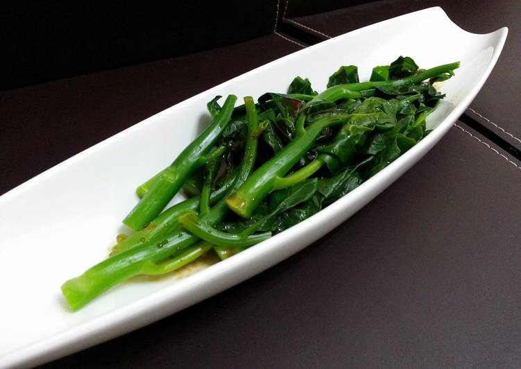 Steps to Make Speedy Chinese Brocoli With Wasabi Sauce