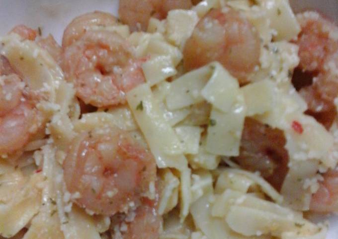 Shrimp with scampi italian sides
