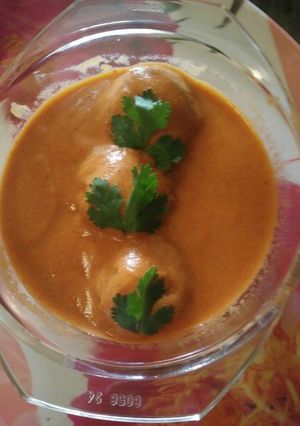 A picture of Malai kofta.