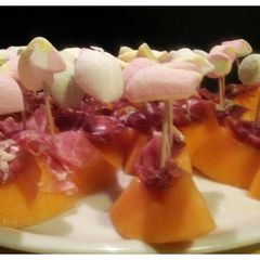 A picture of AMIEs Melon & Prosciutto.
