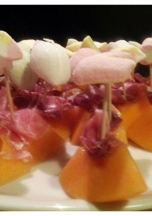 A picture of AMIEs Melon & Prosciutto.