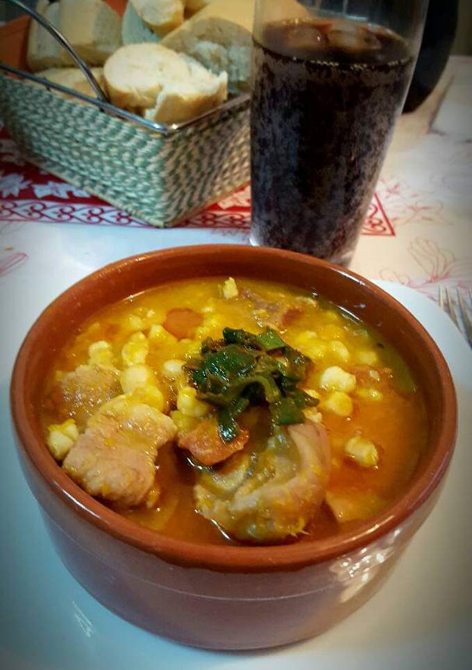 Una foto de Locro como lo hacía mamá