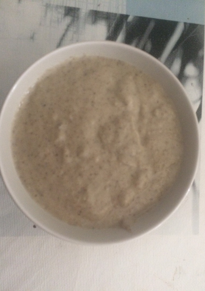 Una foto de Crema de champiñones 🍄